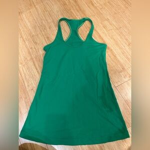 Green Lululemon tank top